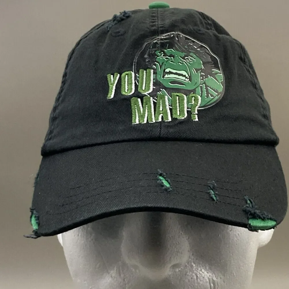 Marvel Disney Parks Hulk You Mad? Cap Adjustable Youth Hat